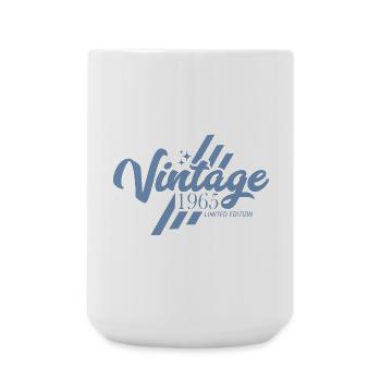 Anniversaire Vintage Rétro 1965 - Grande tasse 440 ml - blanc - Devant