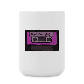 Feel the 90s - Große Tasse 440 ml - Weiß - Vorne