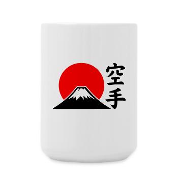 Fuji-San - Große Tasse 440 ml - Weiß - Vorne