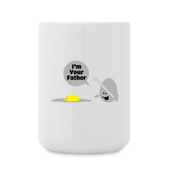 egg vader - Große Tasse 440 ml - Weiß - Vorne