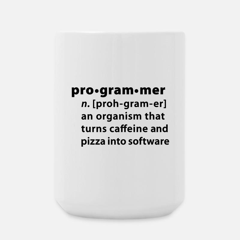 Program definition - the definition Programmer - Large Mug 440 ml - white
