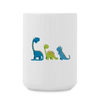Funny Dinosaur Species I Dino Kids Gift - Large Mug 440 ml - white - Front