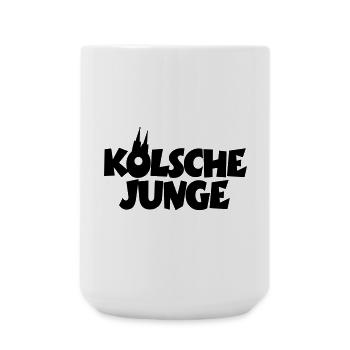 Kölsche Junge - Kölner Jungs aus Köln - Große Tasse 440 ml - Weiß - Vorne
