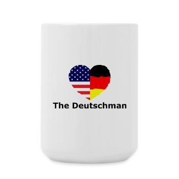 Der Deutschmann - Große Tasse 440 ml - Weiß - Vorne