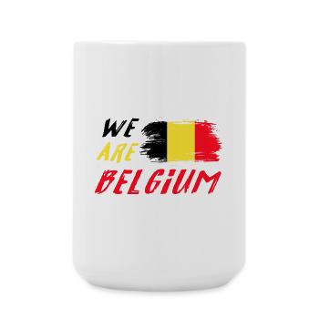 We are Belgium - Large Mug 440 ml - white - Front