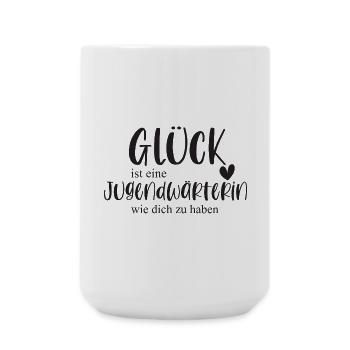 Jugendwärterin Freiwillige Feuerwehr Ehrenamt - Große Tasse 440 ml - Weiß - Vorne