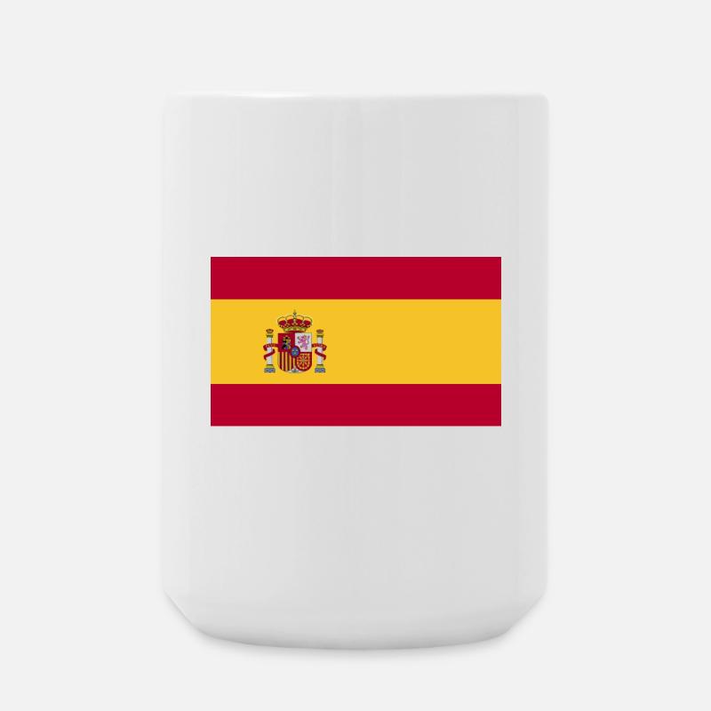 Spanien Flagge - Große Tasse 440 ml - Weiß