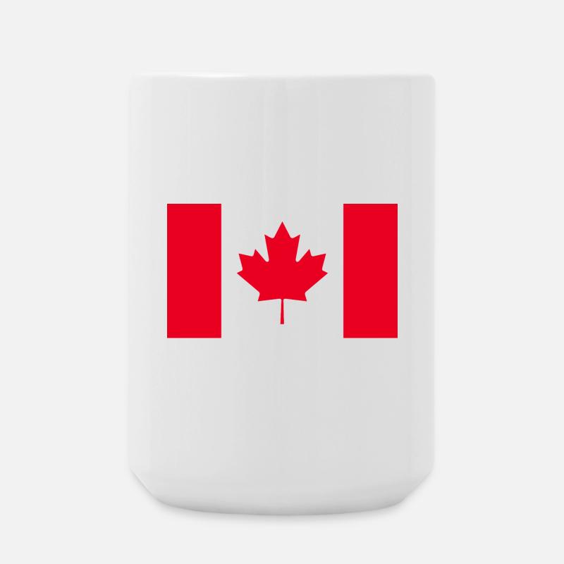 Drapeau du Canada - Grande tasse 440 ml - blanc