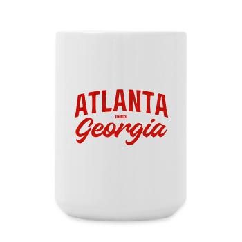 Logo d’écriture d’Atlanta Georgia - Grande tasse 440 ml - blanc - Devant
