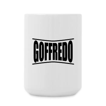 T-Shirt Goffredo T-Shirt Geschenkidee - Große Tasse 440 ml - Weiß - Vorne