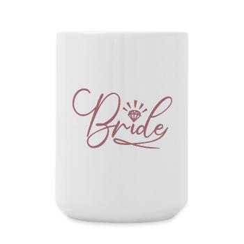 Bride Matching Engagement Bridal Shower Wedding - Large Mug 440 ml - white - Front