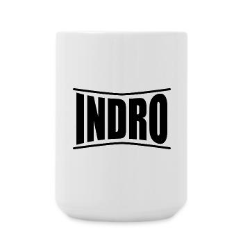 nom t-shirt Indro t shirt idée cadeau - Grande tasse 440 ml - blanc - Devant