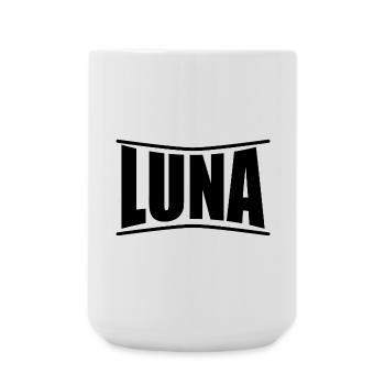 name t-shirt Moon t-shirt gift idea - Large Mug 440 ml - white - Front