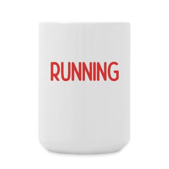Courir, c’est ce que je fais - Grande tasse 440 ml - blanc - Devant