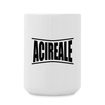 Sicilia t-shirt Acireale t-shirt gift idea - Large Mug 440 ml - white - Front
