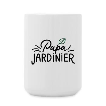 Cadeau Unique : Papa Jardinier ! - Grande tasse 440 ml - blanc - Devant
