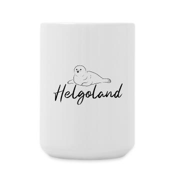 Helgoland Robbe - Große Tasse 440 ml - Weiß - Vorne