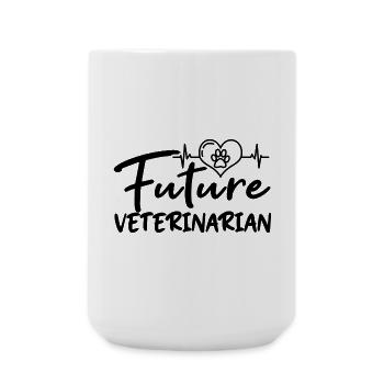 Future Veterinarian - Large Mug 440 ml - white - Front