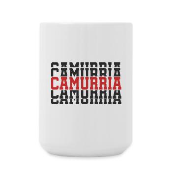 t-shirt Sicilia camurria t-shirt gift idea - Large Mug 440 ml - white - Front