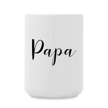 Conception de papa pour tous les pères - Grande tasse 440 ml - blanc - Devant