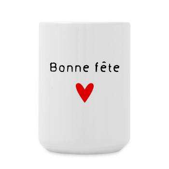 OMA. MUTTERTAG. ALLES GUTE ZUM OMA-TAG. ICH LIEBE DICH - Große Tasse 440 ml - Weiß - Vorne