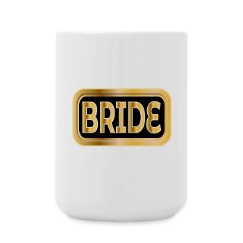 BRIDE GIFTS WEDDING ENGAGEMENT - Large Mug 440 ml - white - Front