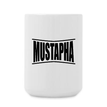 Idée cadeau t-shirt t-shirt Mustapha - Grande tasse 440 ml - blanc - Devant