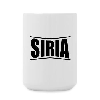 T-Shirt Syrien T-Shirt Geschenkidee - Große Tasse 440 ml - Weiß - Vorne