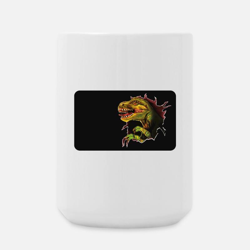 T-Rex Breakout Through Hole - Large Mug 440 ml - white