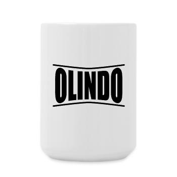t-shirt Olindo t-shirt idée cadeau - Grande tasse 440 ml - blanc - Devant