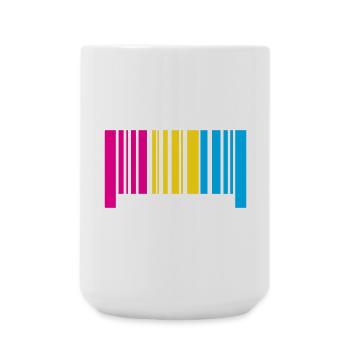 LGBT Pride Month - I Was Born This Way (Pansexual) - Large Mug 440 ml - white - Front
