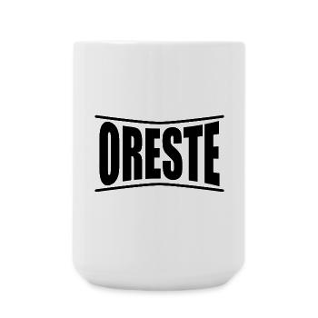 Oreste t-shirt t-shirt gift idea - Large Mug 440 ml - white - Front