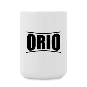 Idée cadeau t-shirt t-shirt Orio - Grande tasse 440 ml - blanc - Devant