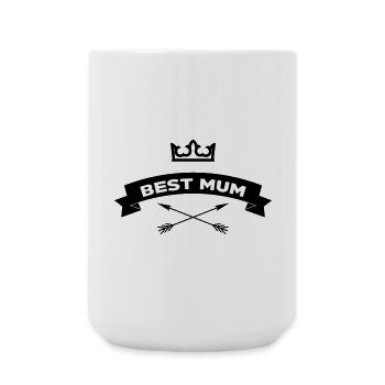 Beste Mama - Muttertag - Große Tasse 440 ml - Weiß - Vorne
