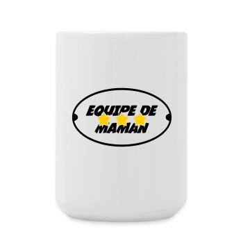 Equipe de Maman - Fête des Mères - Grande tasse 440 ml - blanc - Devant