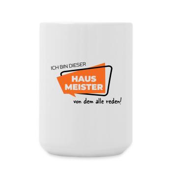 Hausmeister - Große Tasse 440 ml - Weiß - Vorne