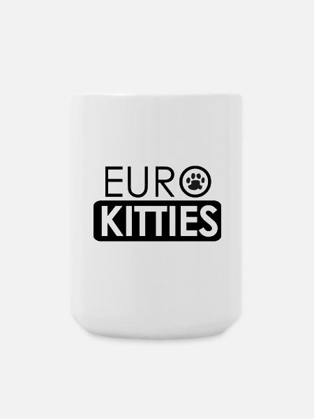 Eurokitties  - Große Tasse 440 ml - Weiß