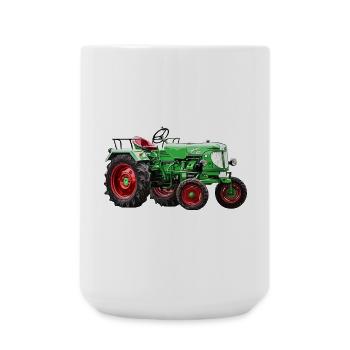 Tractor ADN - Large Mug 440 ml - white - Front