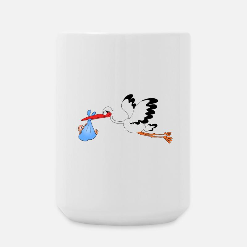 stork - Large Mug 440 ml - white
