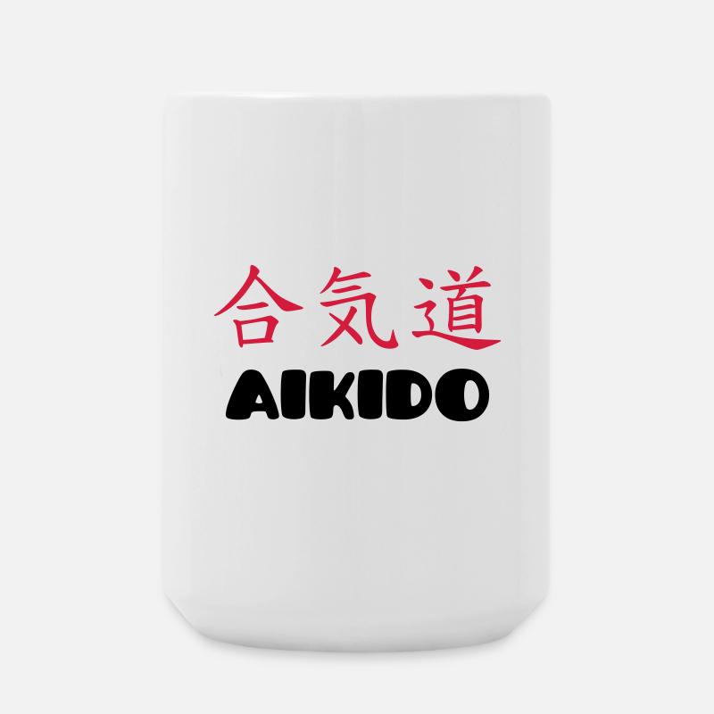 Aikido - Grande tasse 440 ml - blanc
