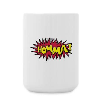 Comic Hömma - Große Tasse 440 ml - Weiß - Vorne