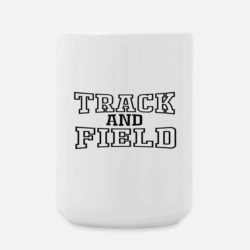 Track and Field - Large Mug 440 ml - white