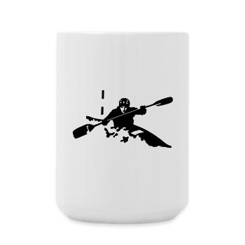 kayak - Large Mug 440 ml - white - Front
