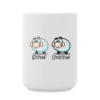 Schaf - Große Tasse 440 ml - Weiß - Vorne