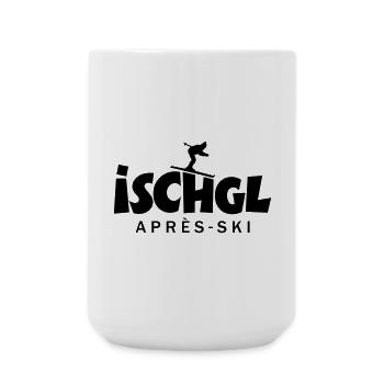 Ischgl Après-Ski Skifahrer - Große Tasse 440 ml - Weiß - Vorne