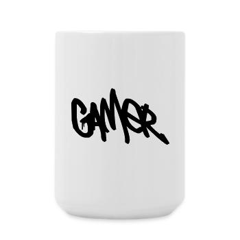 Gamer - Grande tasse 440 ml - blanc - Devant