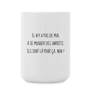 Cinéma / Citation / Série télé / Geek - Grande tasse 440 ml - blanc - Devant