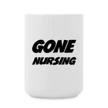 Infirmière / Infirmier / Hôpital / Médecine / - Grande tasse 440 ml - blanc - Devant