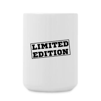 édition limitée symbole cadeau plaisir limité - Grande tasse 440 ml - blanc - Devant