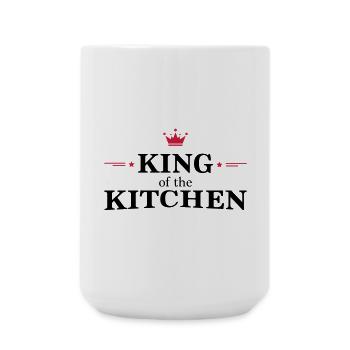 King of the Kirchen - Große Tasse 440 ml - Weiß - Vorne